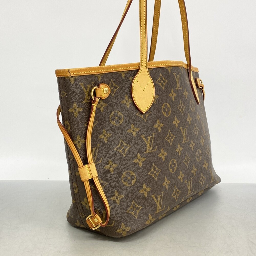 LOUIS VUITTON Brown Monogram Neverfull PM Tote Bag - Picture 2 of 11